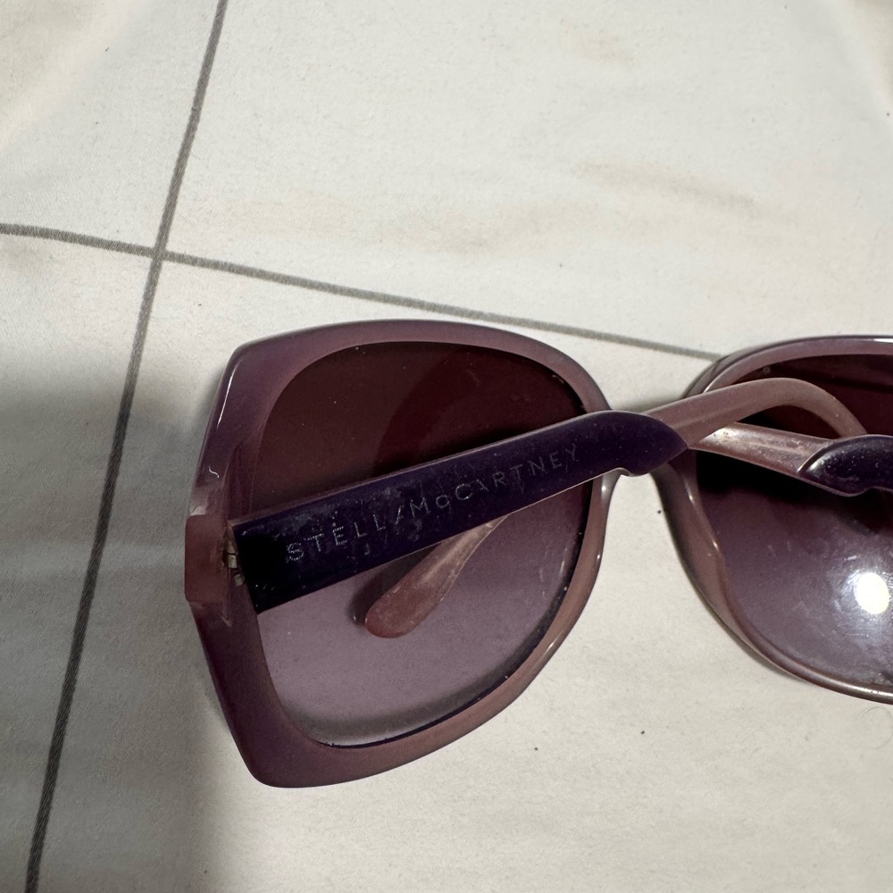 Purple Women's Stella McCartney Sunglasses - Picture 4 of 4